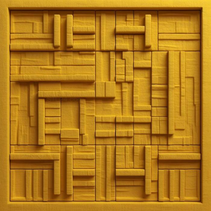 Patterns and decorations (Yellow Bricks 2, PATTERN_374) 3D models for cnc